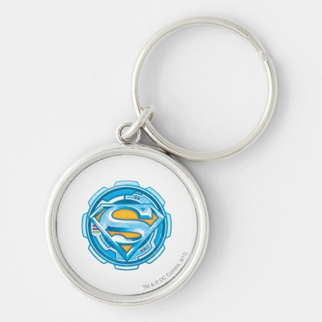 Chaveiro Superman S-Shield | Logotipo da engrenagem (Frente)