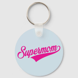 Chaveiro Supermom (azul) -