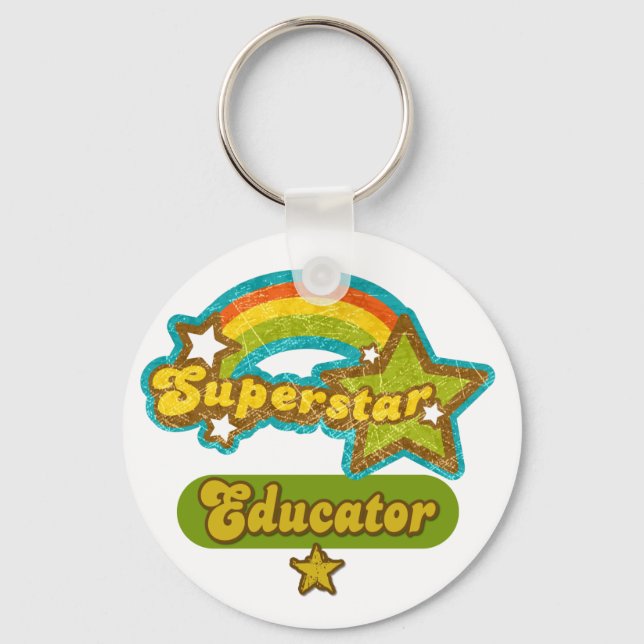 Chaveiro Superstar Educator (Frente)