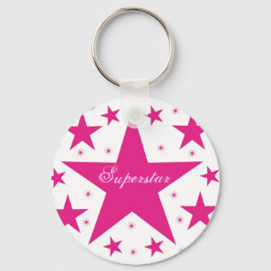 Chaveiro Superstar Keychain, Pink