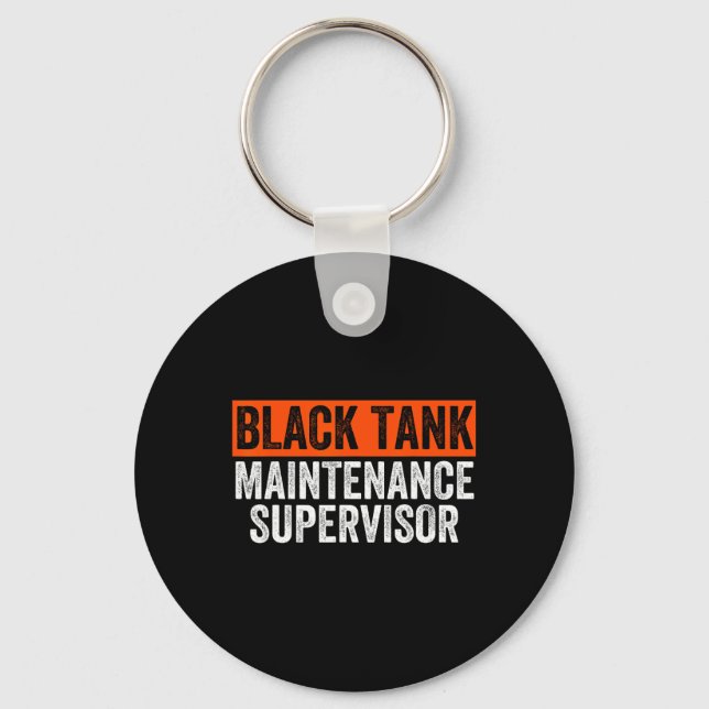 Chaveiro Supervisor de Manutenção de Tanque Preto Camper Di (Frente)