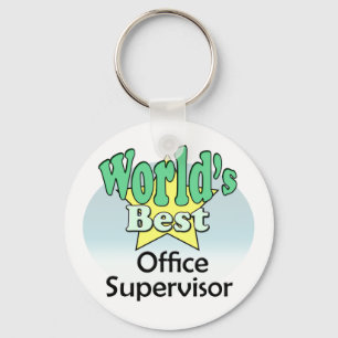 Chaveiro Supervisor de Melhor Escritório do Mundo