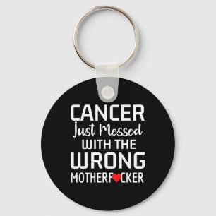 Chaveiro Suporte à consciência do cancer Comece a combater
