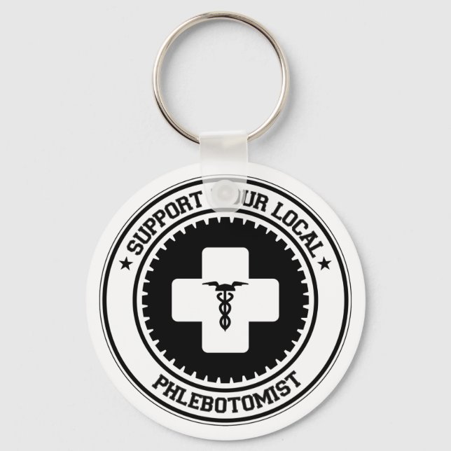 Chaveiro Suporte ao Phlebotomist local (Frente)