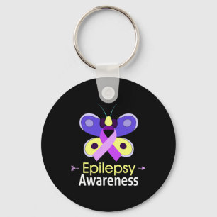 Chaveiro Suporte de Sensibilização para a Epilepsia da Fita