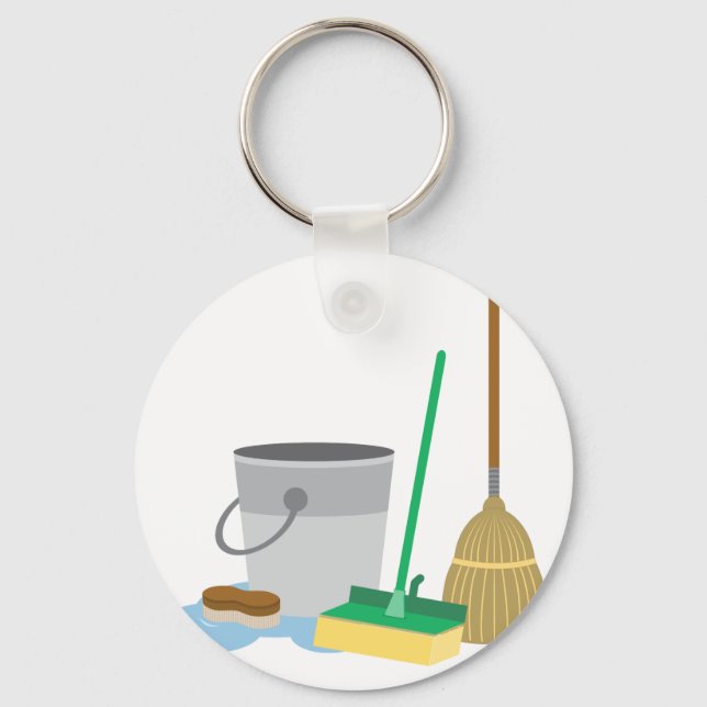 Chaveiro Suprimentos de limpeza (Frente)