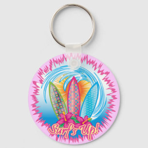 Chaveiro Surf ascendente - menina do surfista