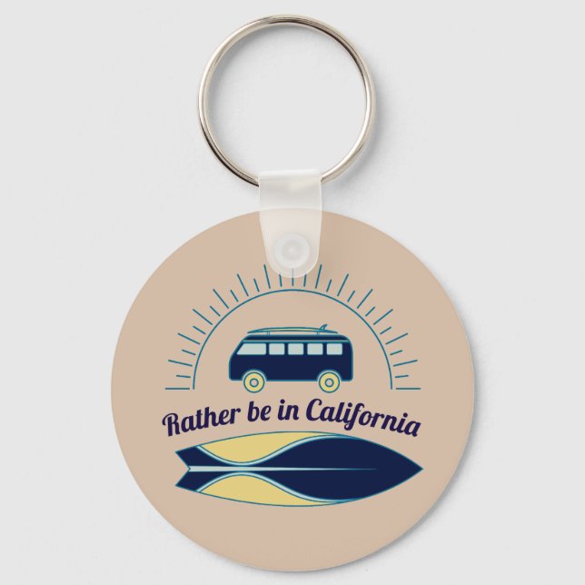 Chaveiro Surfboard e Camper California (Frente)