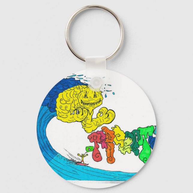 Chaveiro surfe percentual (Frente)