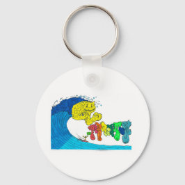 Chaveiro surfe percentual