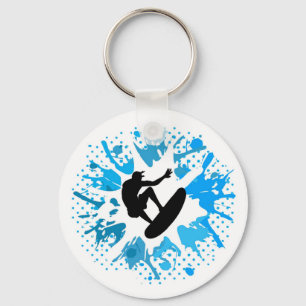 Chaveiro Surfista de Grunge