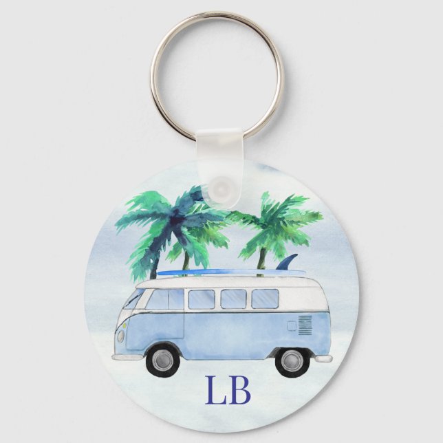 Chaveiro Surfs Up Monogramada (Frente)