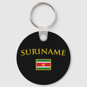 Chaveiro Suriname dourado