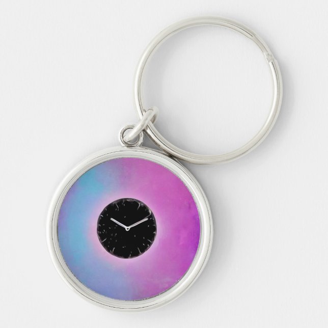 Chaveiro Surreal Black Clock Face (Frente)