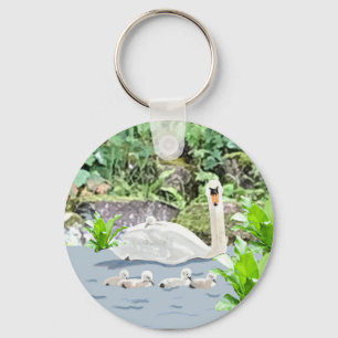 Chaveiro Swan e Cygnets