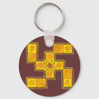 Chaveiro Swastika tradicional indiana