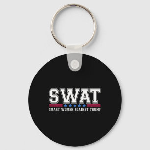 Chaveiro Swat Smart Women Contra Trump Engraçado Anti-Trump
