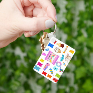 Chaveiro Sweet Candy Collage Acrylic Keychain