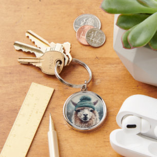 Chaveiro Sweet Winter Alpaca, personalizado