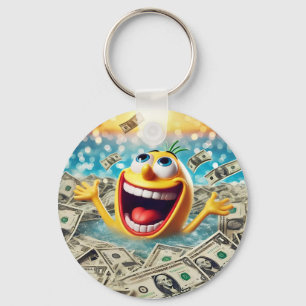Chaveiro swimming in money