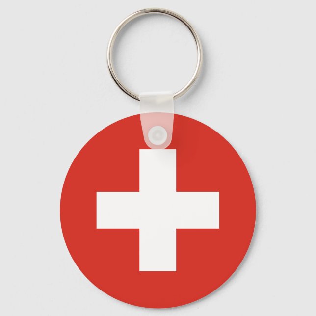 Chaveiro Switzerland Flag (Frente)