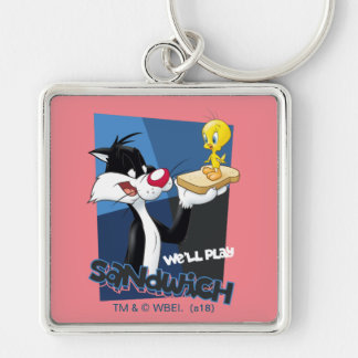 Chaveiro SYLVESTER™ & TWEETY™ "Nós vamos jogar sanduíche"