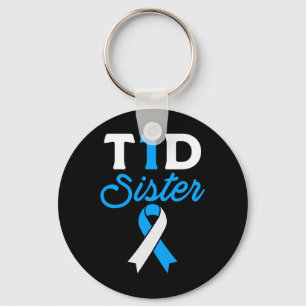 Chaveiro T1D Irmã Diabética Tipo 1 Dossiê Sensibilização