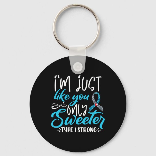 Chaveiro T1d Kids Diabetes Awareness  (Frente)