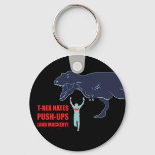 Chaveiro T-Rex deia Pushups e a corrente chave da zombaria