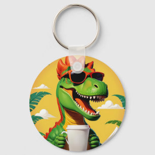 Chaveiro T-Rex Dinossauro Engraçado