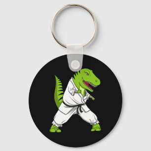 Chaveiro T-rex Dinossauro Karatê Kickboxing Artes Marciais 