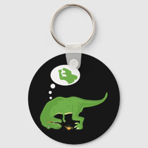 Chaveiro T-rex engraçado, Lâmpada do Gênio, Braços Curtos, 