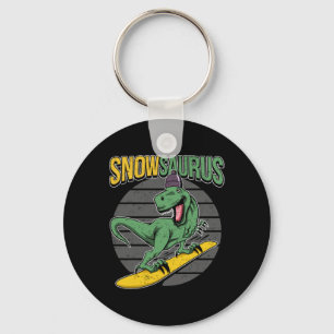 Chaveiro T-rex Snowboard Dinossaur Snowboard