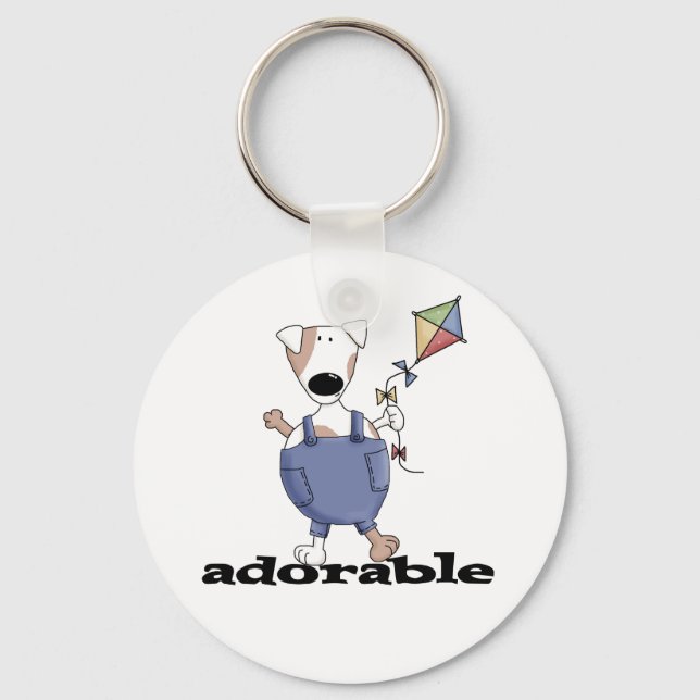 Chaveiro T-shirt e presentes adoráveis do cão (Frente)