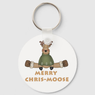 Chaveiro T-shirt e presentes alegres dos Chris-Alces