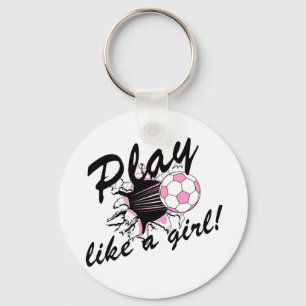 Chaveiro T-shirt e presentes do futebol das meninas