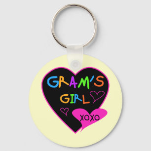 Chaveiro T-shirt feitos sob encomenda da menina do grama, c