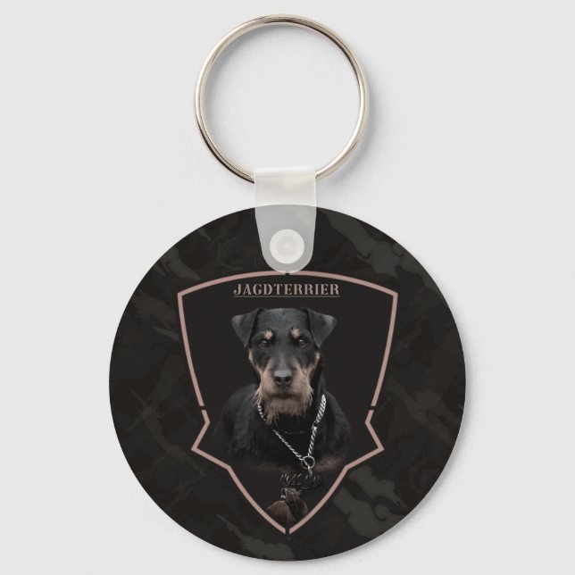 Chaveiro T-Shirt Truc (Jagdterrier) Caça Alemã (Frente)