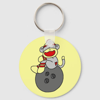Chaveiro T-shirts e presentes de Boliche macaco-meia