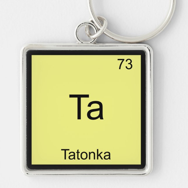 Chaveiro Ta - Tatonka Camiseta de símbolo de elemento de qu (Frente)
