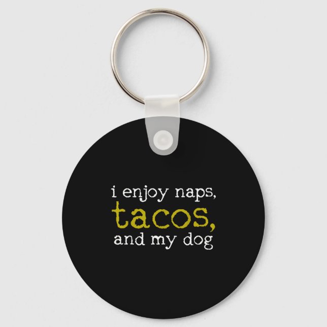 Chaveiro Taco Mexican Foodie Gift Taco Funny  (Frente)