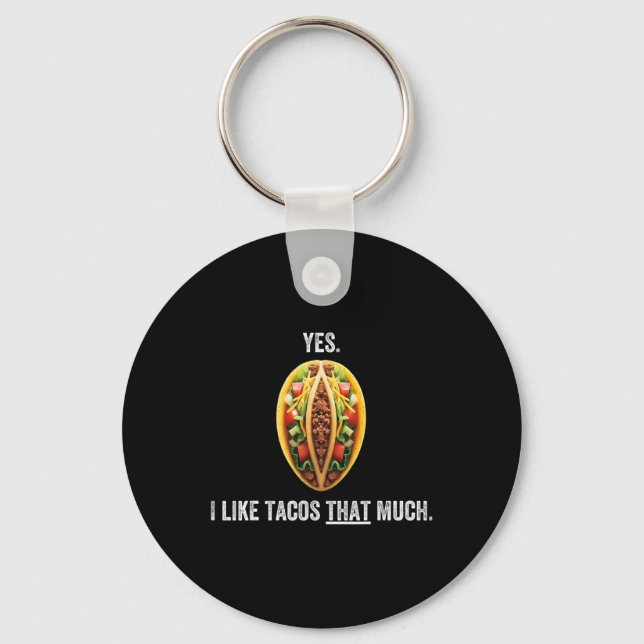Chaveiro Taco Shirts Para Homens Cinco De Mayo Comida Foo M (Frente)