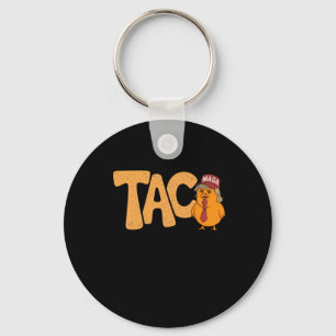 Chaveiro Taco Trump Sempre Chica Galinha Engraçada Trendy C
