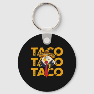 Chaveiro Taco Trump Sempre Desiste Galinha Engraçada Trump
