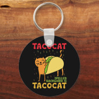 Tacocat Escrito ao Contrário Tacos Gatos Cinco De 