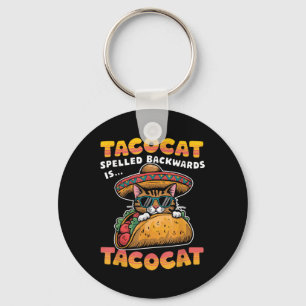 Chaveiro Tacocat Espelhado Para Trás Camisa Taco Cinco De