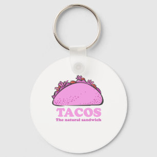 CHAVEIRO TACOS COR-DE-ROSA