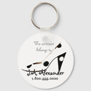 Chaveiro Tag do saco para as mulheres que amam calçados