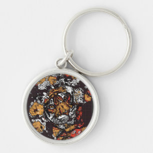 Chaveiro 'Tai Chi Tiger Iconic Insight Ouro Browns