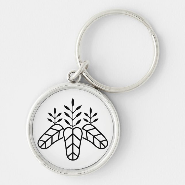 Chaveiro Taiko paulownia (Frente)